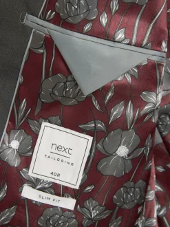 Blazers En Business-Jasjes|Pakken|Next - Slim Fit - Kostuum met twee knopen: colbert Antraciet