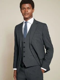 Blazers En Business-Jasjes|Pakken|Next - Slim Fit - Must-have kostuum: colbert Antraciet
