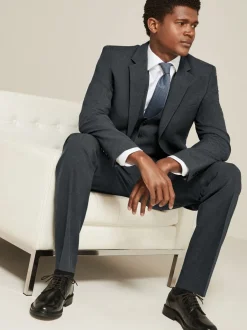 Blazers En Business-Jasjes|Pakken|Next - Slim Fit - Must-have kostuum: colbert Antraciet