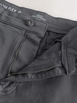 Broeken En Chino's*Next - Slim Fit Motionflex Strech Cargo Trousers Antraciet