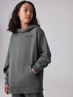 Sweaters En Hoody´S|smALLSAINTS Antraciet - Oversized Underground Pullover Hoodie