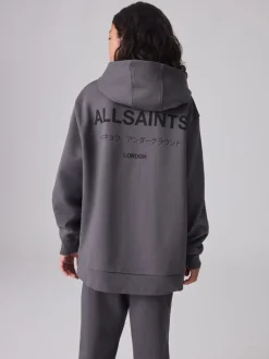 Sweaters En Hoody´S|smALLSAINTS Antraciet - Oversized Underground Pullover Hoodie