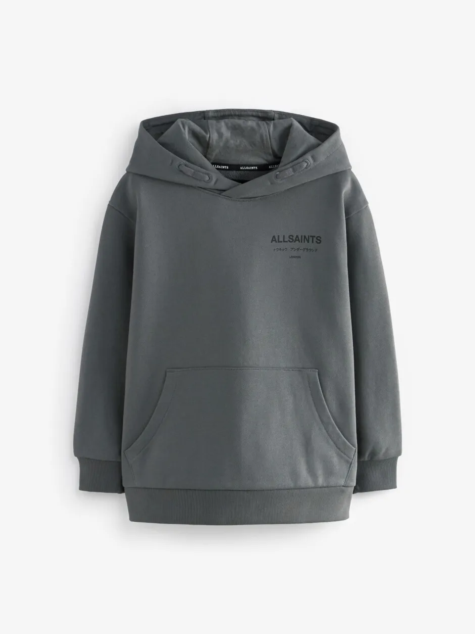 Sweaters En Hoody´S|smALLSAINTS Antraciet - Oversized Underground Pullover Hoodie