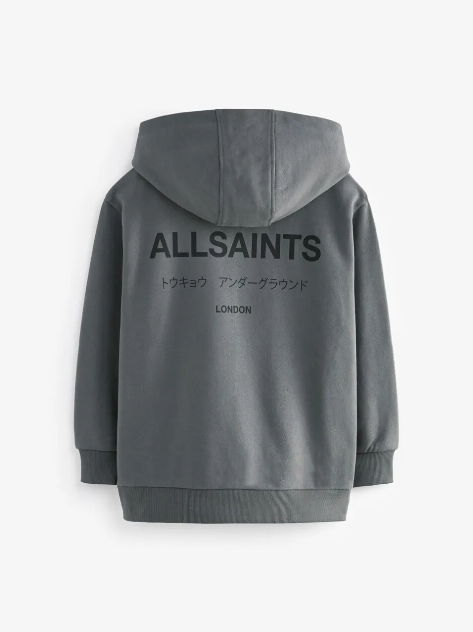 Sweaters En Hoody´S|smALLSAINTS Antraciet - Oversized Underground Pullover Hoodie