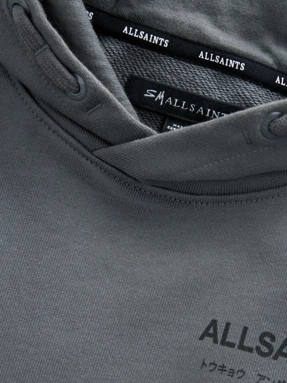 Sweaters En Hoody´S|smALLSAINTS Antraciet - Oversized Underground Pullover Hoodie