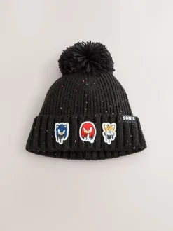 Mutsen, Handschoenen En Sjaals*Next - Sonic The Hedgehog Pom Beanie (3-16jr) Antraciet