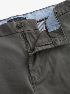 Shorts*Next Antraciet - Straight fit - Chinoshort met stretch