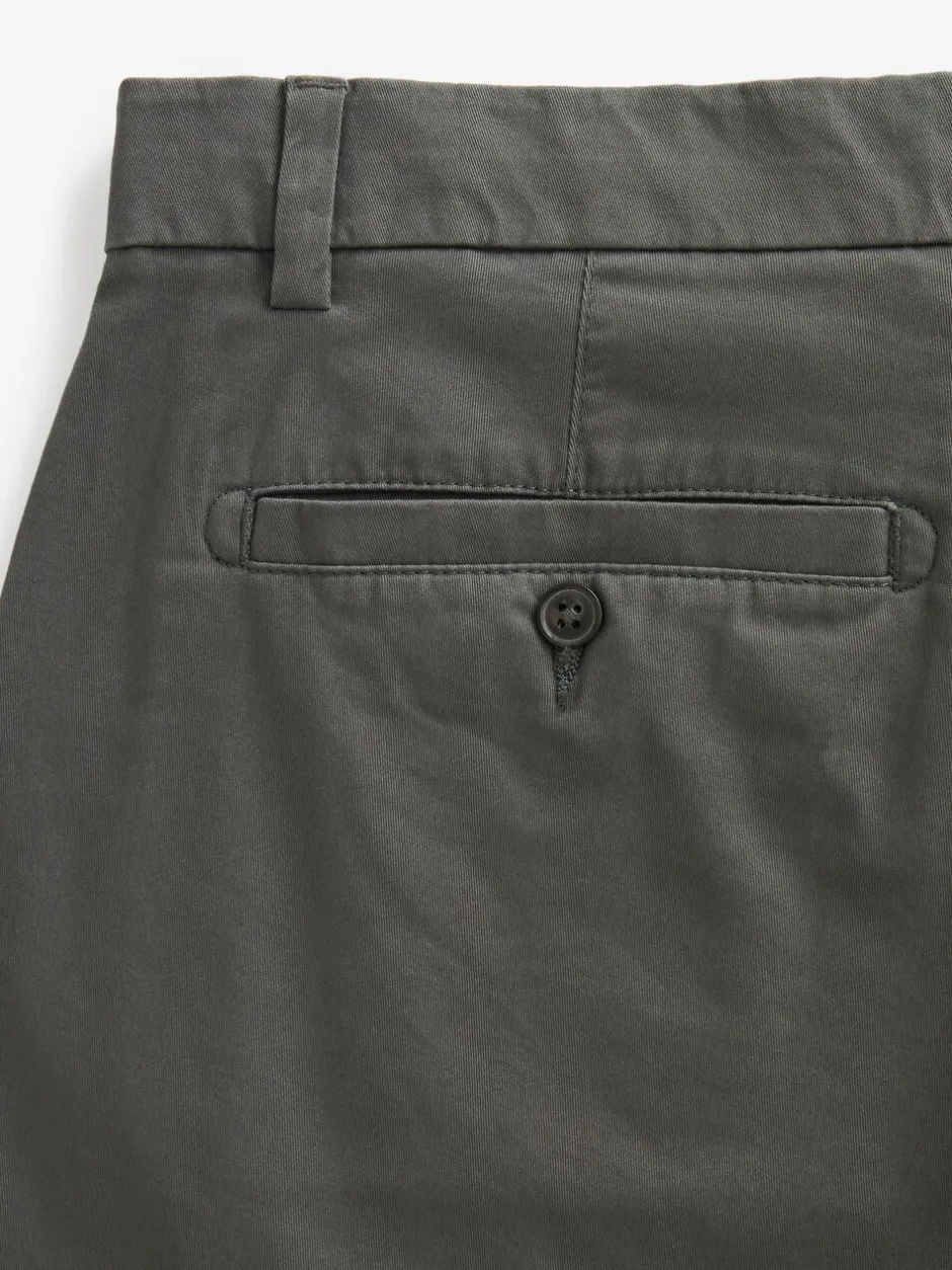 Shorts*Next Antraciet - Straight fit - Chinoshort met stretch