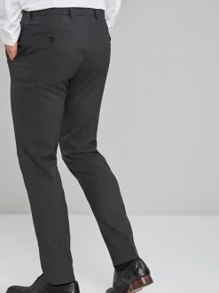 Formele Broek|Broeken En Chino's*Next - Strakke Pasvorm - Chique stretchy broek Antraciet