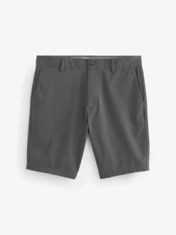 Shorts|Next - Strakke Pasvorm - Chinoshort met stretch Antraciet