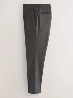 Smokings En Feestkleding*Next Antraciet - Strakke Pasvorm - Pantalon in smokingstijl