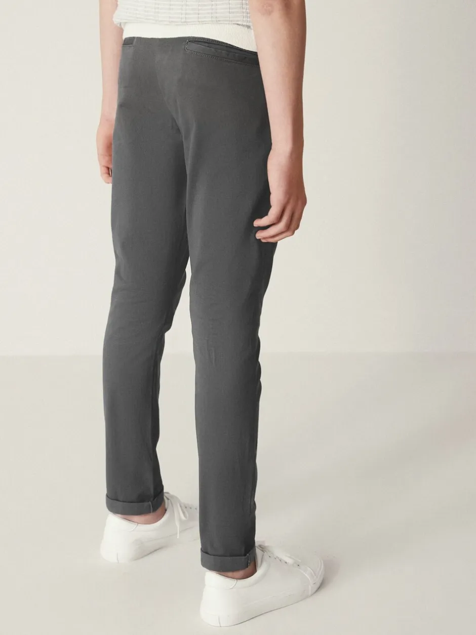 Broeken En Chino's*Next Antraciet - Stretchy chino's (3-17jr)