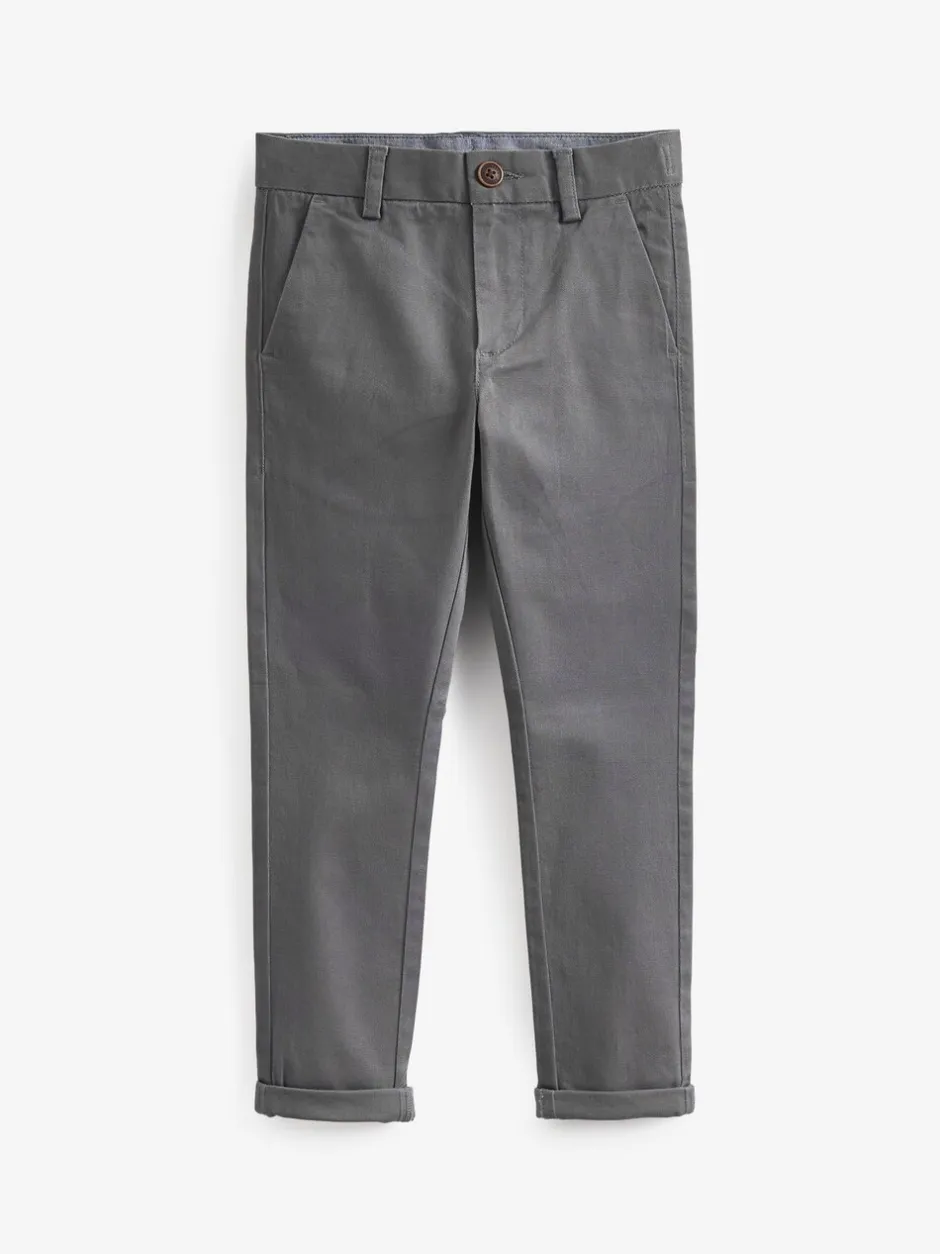 Broeken En Chino's*Next Antraciet - Stretchy chino's (3-17jr)