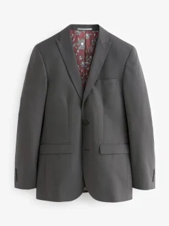 Blazers En Business-Jasjes|Pakken*Next - Tailored fit - Kostuum met twee knopen: colbert Antraciet