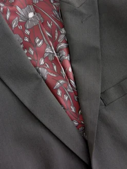 Blazers En Business-Jasjes|Pakken*Next - Tailored fit - Kostuum met twee knopen: colbert Antraciet