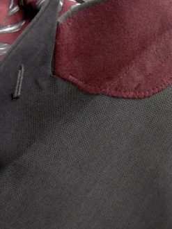 Blazers En Business-Jasjes|Pakken*Next - Tailored fit - Kostuum met twee knopen: colbert Antraciet
