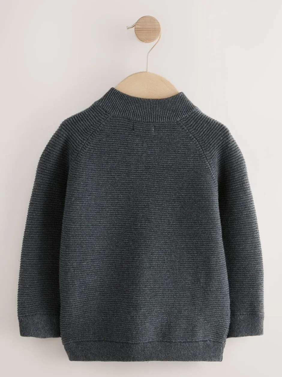Truien En Breisels|Next Antraciet - Vest met ritssluiting (3 mnd-7 jr)