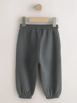 Jeans En Joggingbroeken*Next - Zacht aanvoelende jersey joggingbroek (3 mnd-7 jr) Antraciet