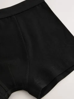 Ondergoed*Next - Set van 10 boxershorts met zachte tailleband (2-16 jr) Antraciet zwart