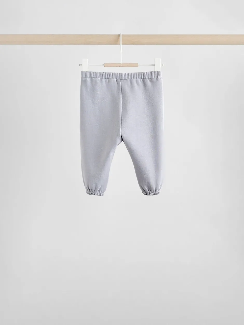 Sets En Combisets|Truien En Breisels*Next Antracietgrijs & Crème - Baby sweatshirt en joggingbroek 6 -delige set (0mnd -2jr) Antracietgrijs & Crème