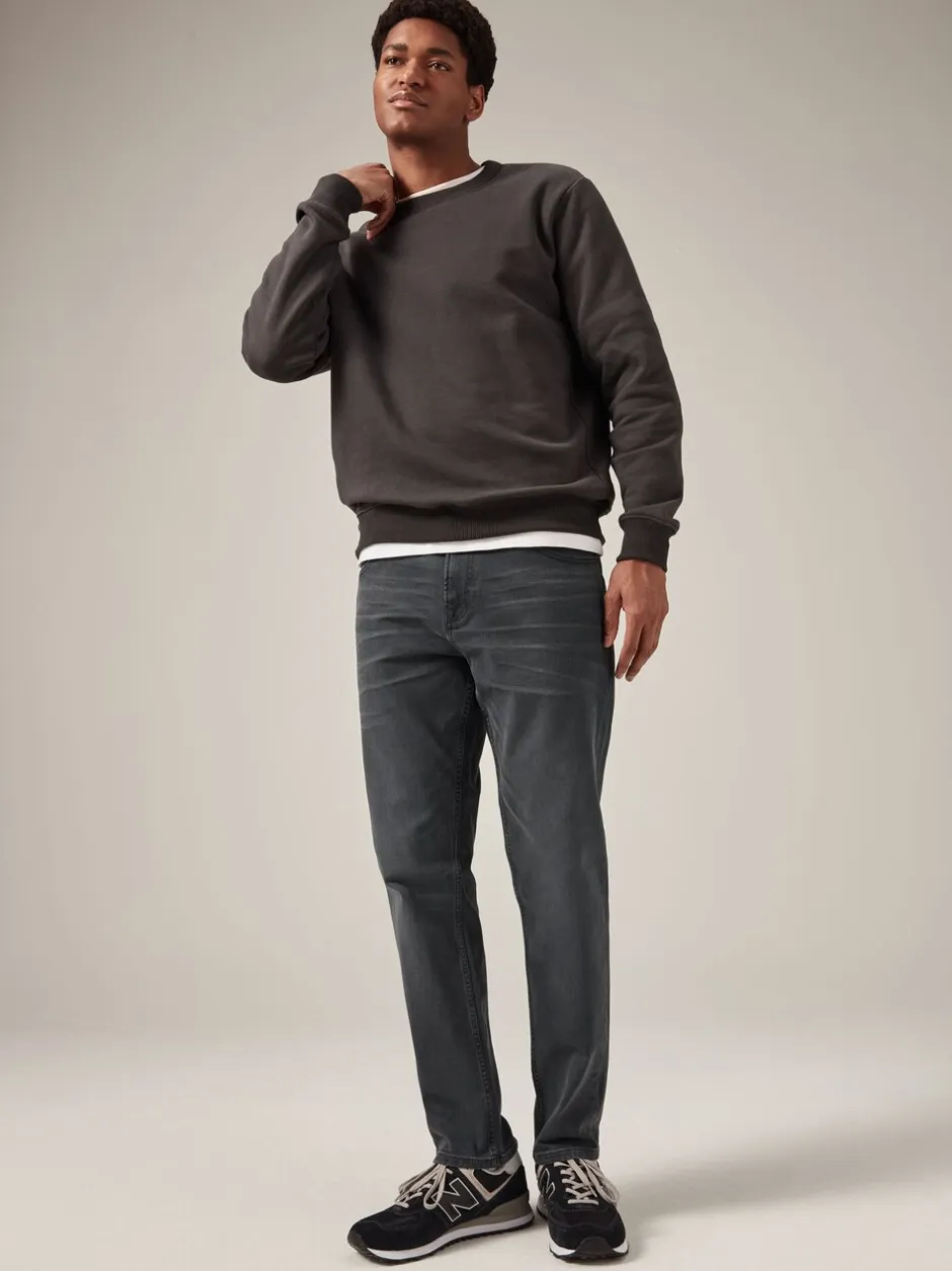 Jeans|Next Antracietgrijs - Enkele - Slim fit klassieke stretchy jeans