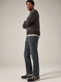 Jeans|Next Antracietgrijs - Enkele - Slim fit klassieke stretchy jeans