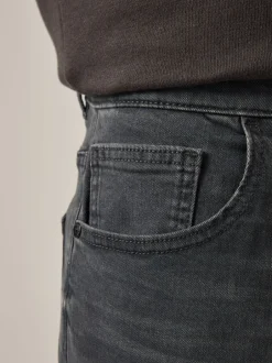 Jeans|Next Antracietgrijs - Enkele - Slim fit klassieke stretchy jeans
