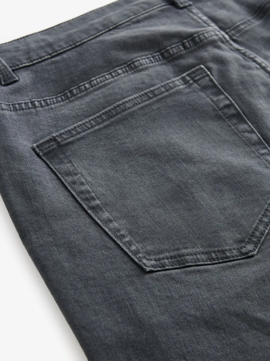 Jeans|Next Antracietgrijs - Enkele - Slim fit klassieke stretchy jeans