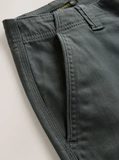 Broeken En Chino's*Next - Relaxed fit - Katoenen cargostretchbroek Antracietgrijs