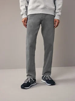 Jeans*Next Antracietgrijs - Slim Fit - Comfortabele stretchjeans