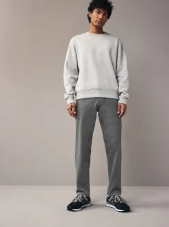 Jeans*Next Antracietgrijs - Slim Fit - Comfortabele stretchjeans