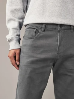 Jeans*Next Antracietgrijs - Slim Fit - Comfortabele stretchjeans