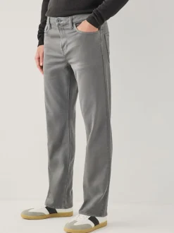 Jeans|Next - Straight fit - Comfortabele stretchjeans Antracietgrijs