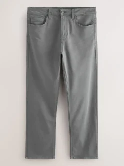 Jeans|Next - Straight fit - Comfortabele stretchjeans Antracietgrijs