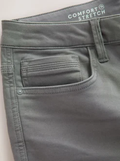 Jeans|Next - Straight fit - Comfortabele stretchjeans Antracietgrijs