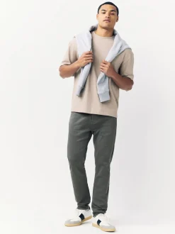 Jeans*Next Antracietgrijs - Strakke Pasvorm - Comfortabele stretchjeans