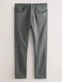 Jeans*Next Antracietgrijs - Strakke Pasvorm - Comfortabele stretchjeans
