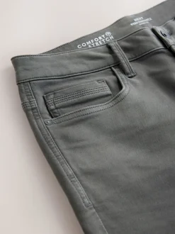 Jeans*Next Antracietgrijs - Strakke Pasvorm - Comfortabele stretchjeans