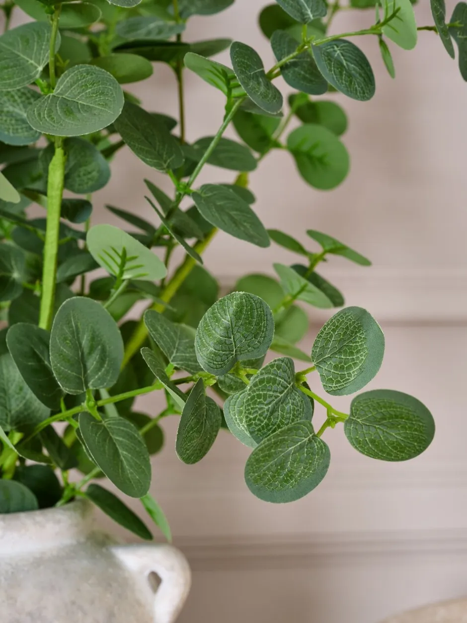 Kunstbloemen|Next Artificial Eucylptus (3 Stems) Green Round Leaf