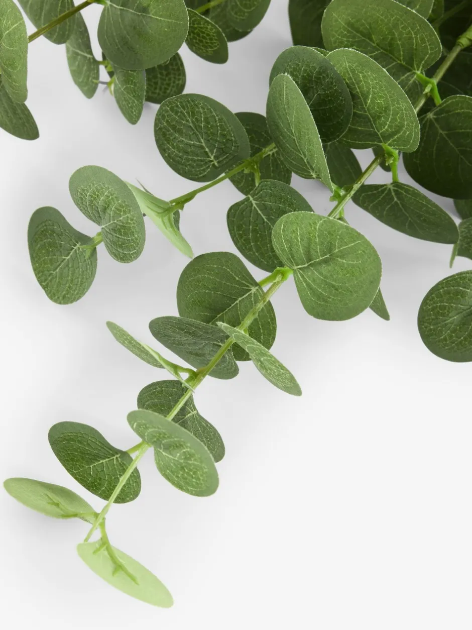 Kunstbloemen|Next Artificial Eucylptus (3 Stems) Green Round Leaf