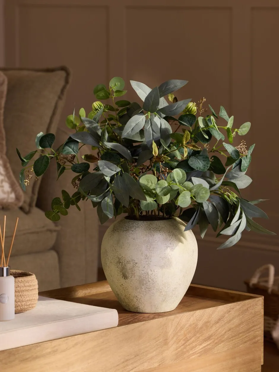 Kunstbloemen|Next Artificial Foliage Arrangement in Lydford Vase
