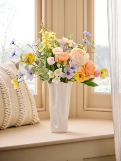 Kunstbloemen|Next Artificial Spring Floral Arrangement in Ceramic Vase