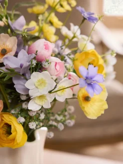 Kunstbloemen|Next Artificial Spring Floral Arrangement in Ceramic Vase