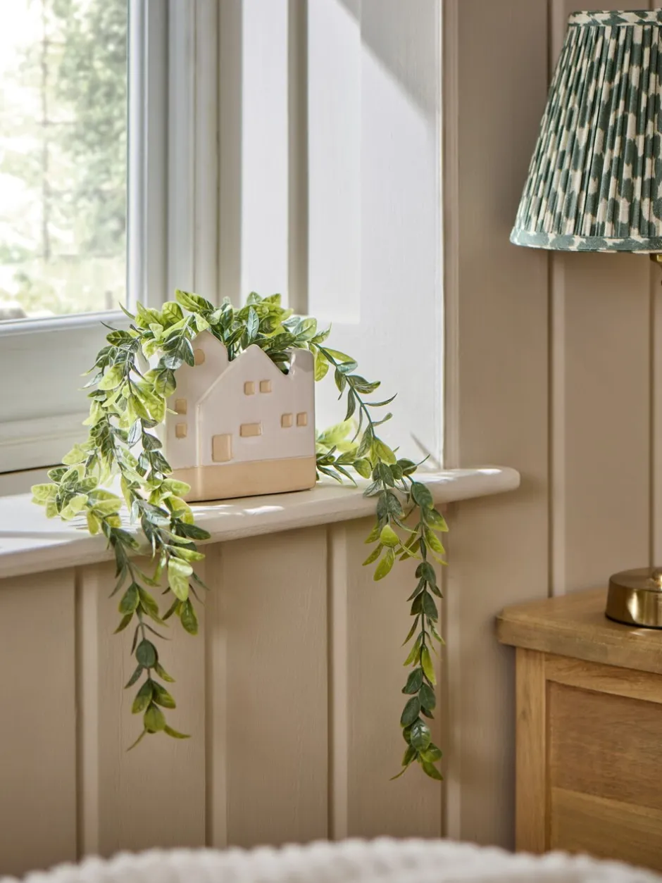 Kunstbloemen|Next Artificial Trailing Plant In House Shaped Pot