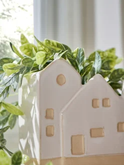 Kunstbloemen|Next Artificial Trailing Plant In House Shaped Pot