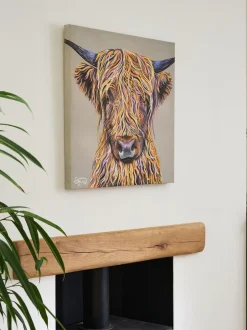Canvassen En Kunst Voor Aan De Wand*Next Artist Collection wanddecoratie Harry The Highland Cow van Emily Howard