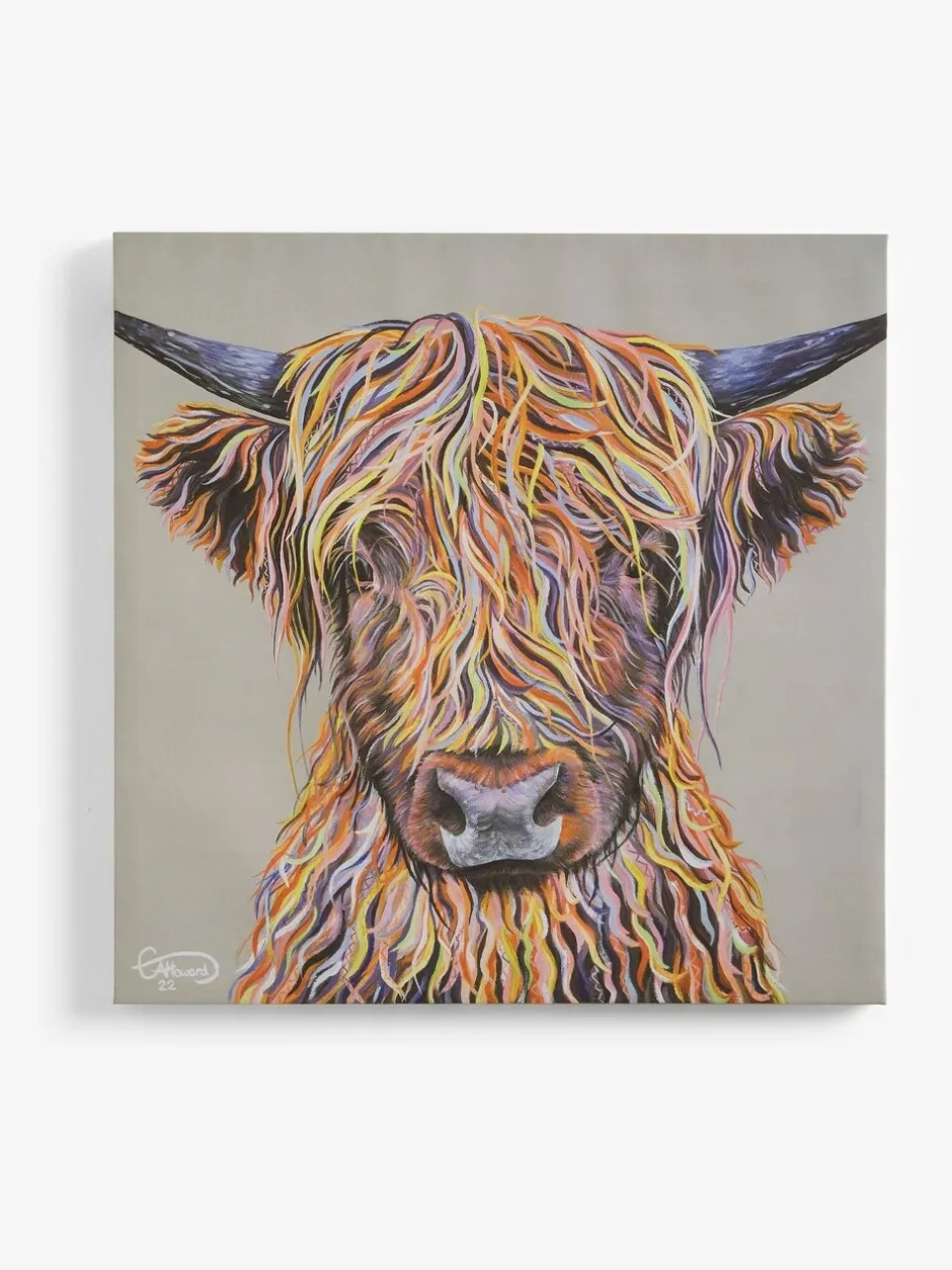 Canvassen En Kunst Voor Aan De Wand*Next Artist Collection wanddecoratie Harry The Highland Cow van Emily Howard