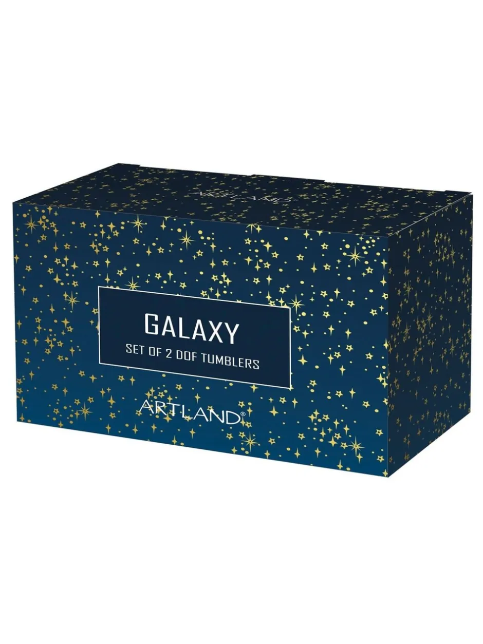 Glas*Artland set van 2 Galaxy DOF tumblers
