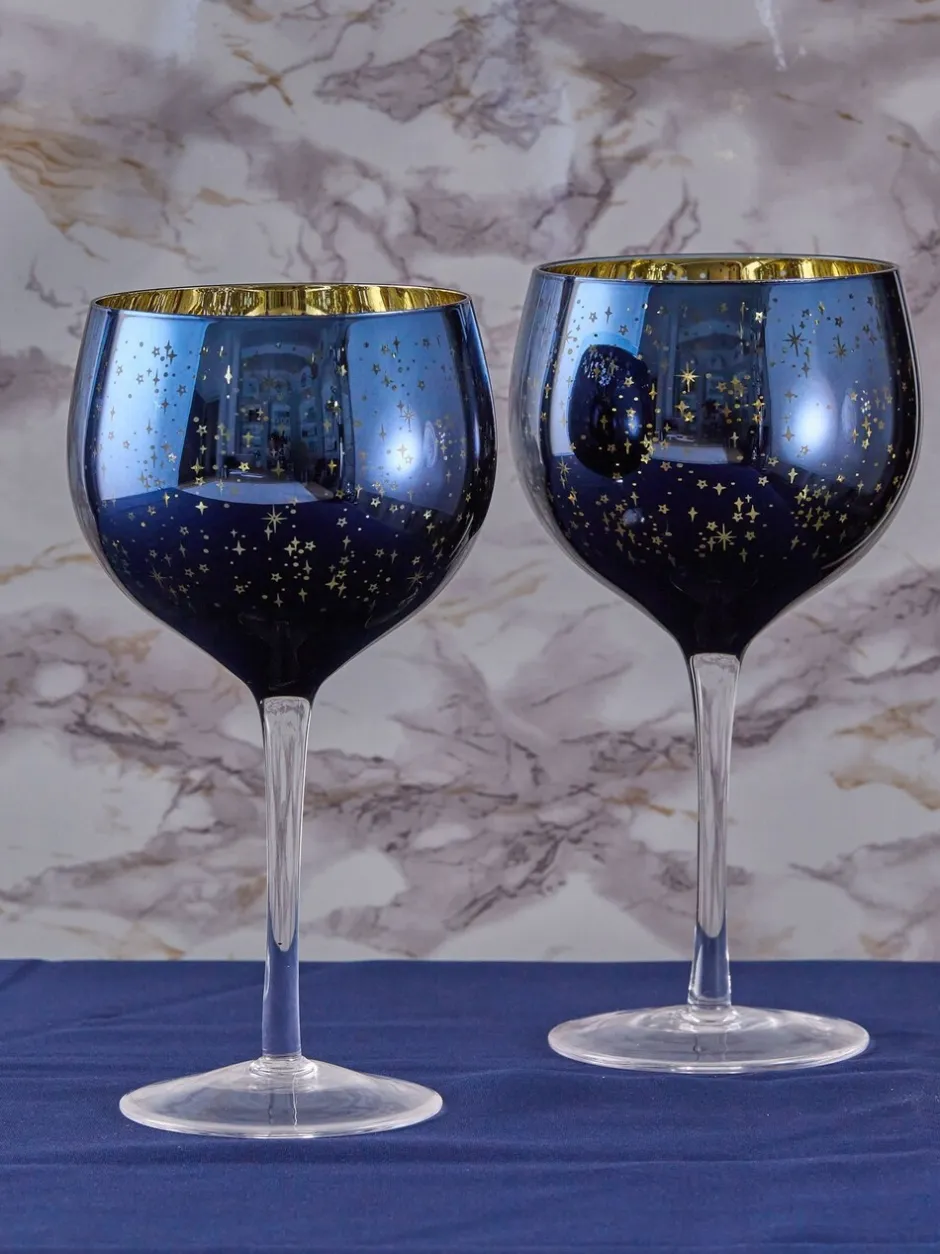 Glas|Artland set van 2 Galaxy Gin glazen