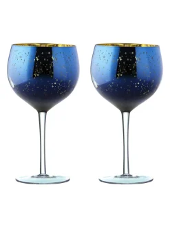 Glas|Artland set van 2 Galaxy Gin glazen